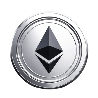 Plavajoči grafični element s kovancem Ethereum (ETH)